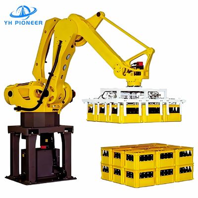 Guter Preis Einstellbare Geschwindigkeit Automatische Schicht-Palletizing-Roboter-PLC-Steuerungsroboter-Palletizermaschine Online