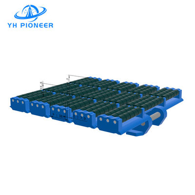 Guter Preis High-Capacity Sideflex-Roller-Tisch-Top-Kette in dunkelgrünem POM für robuste Seitenbiegung Online