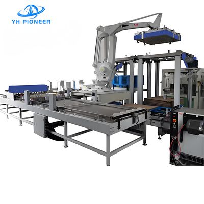 Guter Preis Robuste volle Schicht automatische Palettierungssysteme 10 kW 4-5 Achsen Palettierermaschine Online