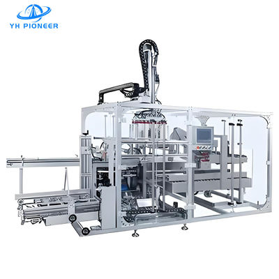 Guter Preis Hochgeschwindigkeits-Servo-Flaschenbehälter-Verpackungsmaschine 200 ppm Stapelgeschwindigkeit 5-20Flaschen/Min Online