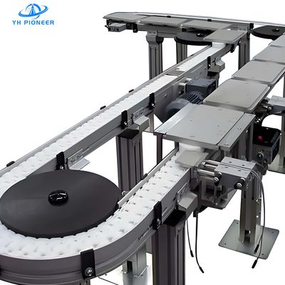 Guter Preis Flexible Flaschenkettenfördersysteme mit einstellbarer Geschwindigkeit bis 30 m/min Online