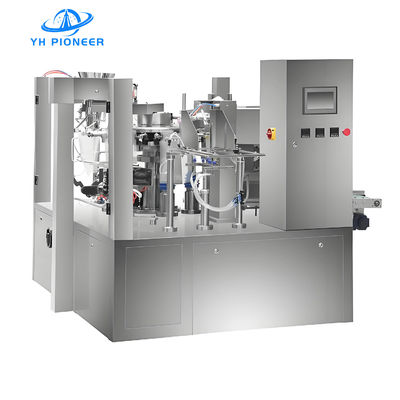 Guter Preis Flexible Rotationsbeutelverpackungsmaschine mit Kontaktteilen aus Edelstahl für Kaffeemehl und getrocknete Früchte Online