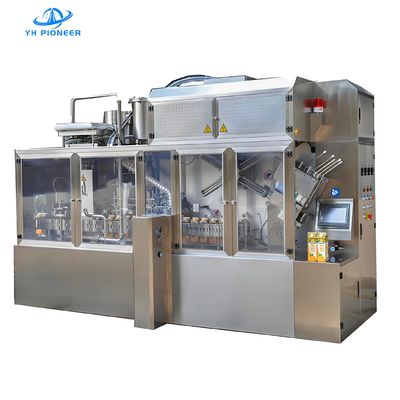 Guter Preis Hochautomatisiertes Getränkeabfüllsystem mit modularem Design für stabile Kaltabfüllung 27KW Leistung 3000 Kartons / Stunde 304 Edelstahl Online